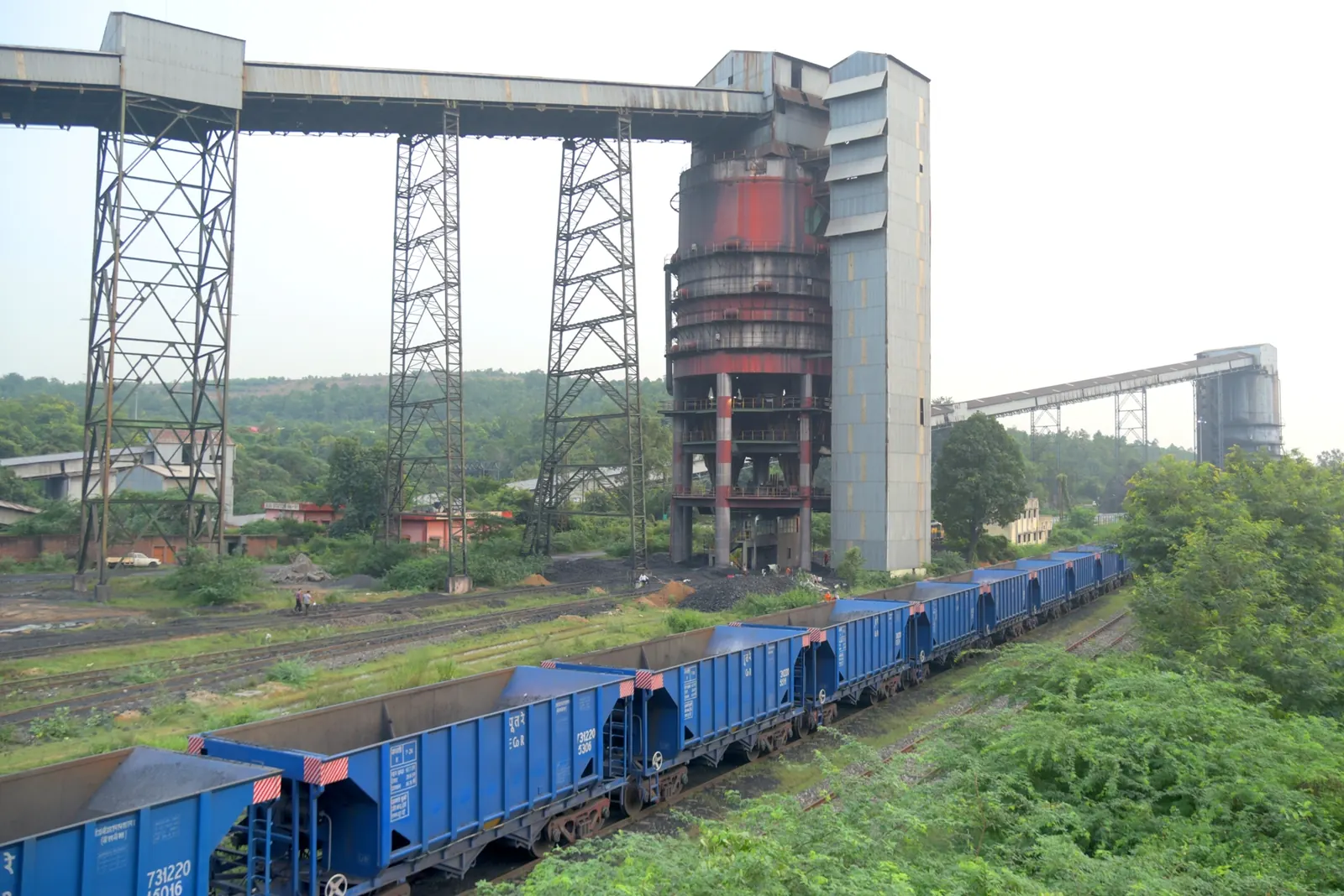The coal handling plant at Dudhichua mine, Singrauli, India