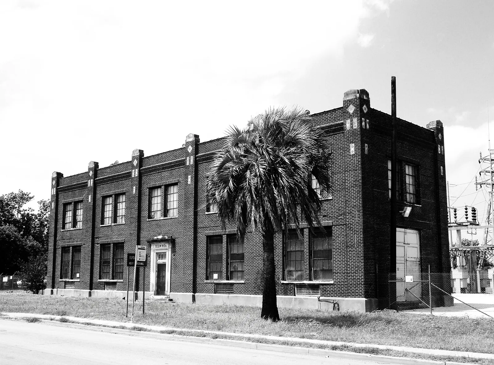 A Houston Lighting and Power substation in Houston, Texas